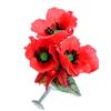 Generic fiori di porcellana fredda centro miniatura PAPAVERI Home Decor regalo- fatto a mano
