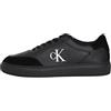 Calvin Klein Casual Cupsole Laceup Low Mono, Sneaker con Suola Preformata Uomo, Triple Black, 41 EU