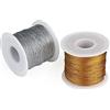 jijAcraft Filo d'oro e Argento Spago Metallico, 100m, Spessore 1mm, per Artigianato, Decorazione di Natale, Confezioni Regalo, Hobby Creativi (Oro + Argento)