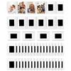 QWORK® 50 Pezzi Mini Cornice Portafoto Magnetico per Foto da 7 x 4,5 cm, Cornice Portafoto di Acrilico Trasparente para Frigorifero