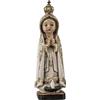 DRW Figura Madonna di Fatima per bambini in resina dipinta a mano 4x4x13 cm