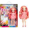 Rainbow High Fashion Doll - Pinkly Paige - Bambola alla Moda Rosa con Abiti, Occhiali e oltre 10 Accessori Colorati - Ideale per Bambini dai 4 ai 12 Anni e Collezionisti