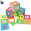 BAKAJI Tappeto Puzzle per Bambini Set 60 Pezzi Gioco Tappetino Lettere Alfabeto Gomma