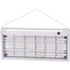 ENRICO COVERI Zanzariera Elettrica Slim Anti Zanzare Mosche 2 Lampade UV LED 30W 50x26x6cm
