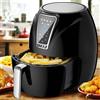 BAKAJI Friggitrice Aria Calda Digitale Senza Olio Airfryer 3,2 Lt Frigge Cuoce 1300W