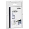 Durable 869419 Portanome con combi clip, spilla e clip a coccodrillo, 40x57 mm, trasparente, confezione da 5 pezzi