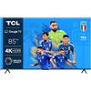 TCL 85V7A TV 85" 4K Ultra HD, Google TV (Dolby Vision & Atmos, Motion Clarity, Controllo vocale hands-free, compatibile con Google Assistant & Alexa) [Classe di efficienza energetica G]