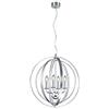 TRIO LIGHTING FOR YOU Trio Leuchten Candela - Lampadario in metallo spazzolato e alluminio
