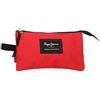 Pepe Jeans Aris, Accessori Da Viaggio Custodia Per Trucchi Bambini E Ragazzi, Rosso (Red), Astuccio triplo