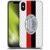 Head Case Designs Licenza Ufficiale AC Milan Away Kit per Stemma 2023/24 Custodia Cover Dura per Parte Posteriore Compatibile con Apple iPhone X/iPhone XS