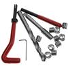 Mulcort 20 pz Kit di Inserto di Riparazione Filettatura Metrica M5 M6 M8 M10 M12 M14 Helicoil Car Pro Bobina Strumento M10 x 1.25