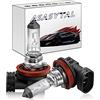 Asasytal Lampadine Alogene H11 24V 70W Fendinebbia DRL, Fari Anteriori Abbaglianti/Anabbaglianti a Luce Gialla Originale 3000K per la Sostituzione dei Veicoli Commerciali di Autocarri/Camion, 2 Pezzi