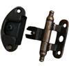 BricoShopping® Coppia di CERNIERA per anta dei mobili antichi legno e armadi IN STILE CLASSICO soggiorno o camera da letto arte povera pesanti a battuta cerniere anticate antichizzate (BS0232, Bronzo)