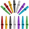 Indrnif Kazoo Set da 14 pezzi in lega di alluminio - Strumenti musicali in 7 colori per bambini, amanti della musica, principianti, regali per feste