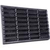 Hanse Home Brushes Zerbino in cocco e gomma, 40 x 60 cm, antiscivolo, per interni ed esterni, con spazzole in cocco, resistente alle intemperie, per esterni, colore nero