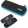CyeeLife Porta freccette PU per 3 freccette,Dart case