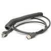 Zebra Technologies Zebra CBA-UF6-C12ZAR cavo di interfaccia e adattatore USB A RJ-45 Nero