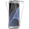 COPHONE Custodia per Samsung Galaxy S7 Edge 360°Full Body Cover Trasparente Silicone Case Molle di TPU Trasparente Sottile Protezione per Galaxy S7 Edge