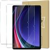 GiiYoon 2 Pezzi Pellicola Protettiva Compatibile con Samsung Galaxy Tab S9 11 pollici, Vetro Temperato Protezione Schermo [Durezza 9H] [Anti graffio] [Senza Bolle][Alta Definizione]