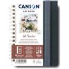 Canson - Professional Book con carta Mi-Teintes, 160 g/m, 40 fogli, A5, spiralato lato lungo