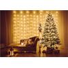 Ciao- Tenda Luminosa 10 Stringhe 300 microled con Giochi Luce Uso Interno/Esterno, Bianco Caldo