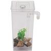 MAKIVI Mini acquario a LED acquario autopulente ciotola serbatoio di pesce conveniente scrivania acquario per ufficio decorazione domestica accessori per animali domestici