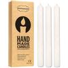 Aromasenses | Candele Fatte a Mano | Confezione da 3 | Candele profumate da 2 cm x 20 cm | Naturali, Atossiche e Fatte a Mano | Lunga Durata per il Relax | Originali | Candele di Sale e Ruta