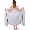 Betz Asciugamano da bagno XXL BERLIN 100% cotone 100x200 cm grigio argento