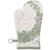 Set cucina runner, portapane, presine, portasacchetti shabby chic grigio  cuori