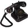 Cuifati Telefono Fisso Vintage Telefono con Filo retrò con Microfono, Pulsante del Disco, Plug And Play per l'arredamento dell'home Office