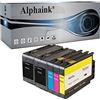 alphaink 5 Cartucce d'Inchiostro Compatibili con HP 903 903XL per stampanti HP OfficeJet PRO 6900, 6978, 6975, 6970, 6968, 6960, 6950, 6868, 6860 OfficeJet 6950 (2 Nero, 1 Ciano, 1 Magenta, 1 Giallo)