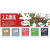Aladine Set 5 INCRITORI Natale, Rosso Verde, Standard
