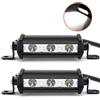 Willpower Barra Led Fuoristrada Willpower 4 pollici 15W barra luminosa a LED a Riga singola a basso profilo ultra sottile, mini fari sottili per auto, camion, rimorchi, 4x4, SUV, ATV- 2 pezzi