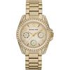 MICHAEL KORS(マイケルコース) Michael Kors Oversized Bradshaw orologio al quarzo cronografo con cinturino in acciaio inossidabile oro da donna MK5739