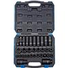 Draper 83098 409/32/MM 3/8 e 1/2 Sq. Dr. Impact Set (32 pezzi)
