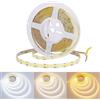 JOYLIT PRO+ Striscia LED COB 24V 5M CCT 2700K-6500K Interno CRI 92+ | 640 LEDs/M 90W 2000LM/M Alta Luminosità Bianco Regolabile, Senza Punti, Autoadesivo Nastri LED per Armadi, Cornici(Solo Luci)