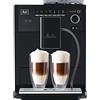 Melitta Caffeo CI - Macchina da caffè - con sistema lattiero-caseario - Contenitore per fagioli - Pulsante di selezione diretta - Intensità del caffè regolabile in 4 livelli - Pure Black (E970-003)