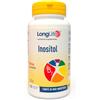 LongLife® Inositol | Fonte di mio-inositolo | 500mg di inositolo da mais | Benessere e depurazione | 100 compresse | Senza glutine e vegano