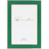 Lawrence Frames Polished Enamel Cornice portafoto, Polistirolo, Verde, 4x6