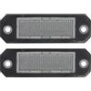 AUTO-STYLE Set di luci targa a LED su misura compatibile con Volkswagen Transporter T5/T6 2003-2019 & Caddy III 2004-2015