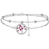 Arrebol Bracciale Albero della Vita Donna Argento Sterling 925 Ciondolo Braccialetto Regalo per Donne Moglie Madri Figlia - Regolabile [16+4cm]