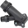 AERZETIX - C66184 - Flangia del liquido di raffreddamento con anello di tenuta - anteriore, laterale testata del cilindro - compatibile con BMW 11122247744, 11127806196
