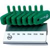 Wiha 36590 - Set di chiavi esagonali Torx, impugnatura ad aletta, 7 pezzi