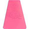 Soul Mates Tappetino leggero per yoga e pilates Soul Mates per adulti, antiscivolo, in TPE ecologico, pieghevole, per ginnastica, fitness ed esercizi, palestra e casa (spessore 6 cm e peso 350 g), colore rosa.