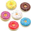 Bakiauli 6 Pezzi Donuts Realistico Artificiale, Cupcake Finti Falso Ciambelle Modello Fotografia Props Decorazione Accessori Cucina Shop Accessori