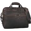 STILORD Explorer Borsa Insegnante in Pelle Uomo Donna - Grande Cartella Vintage in Vera Pelle con Tracolla, Divisori & Scomparto PC - Borsa da Lavoro Colore:marrone scuro - pallido