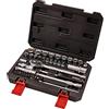 Amtech 52pz 1/4 & 3/8 SET DI PRESA 12 PUNTI