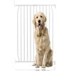 Bettacare Cancelletto per Animali Eco Extra Alto con Fissaggio a Vite, Bianco, 70cm - 80cm, Cancelletto per Cani con Fissaggio a Vite, Cancelletto di Sicurezza per Cuccioli