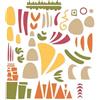 Sizzix Thinlits Set di Fustelle per Design Astratti e Sovrapposizioni - Infinite Doodles 1 - 59 Pezzi