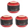 Wollbiene Cupcake Glitter Simli, 3 gomitoli di lana da 150 g, 450 g, per lavorare a maglia e all'uncinetto, lana turca, colori sfumati (1910, rosso e giallo)